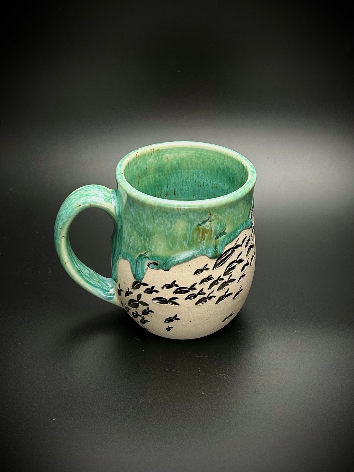 fish from the deep bait ball mug- the shallows
