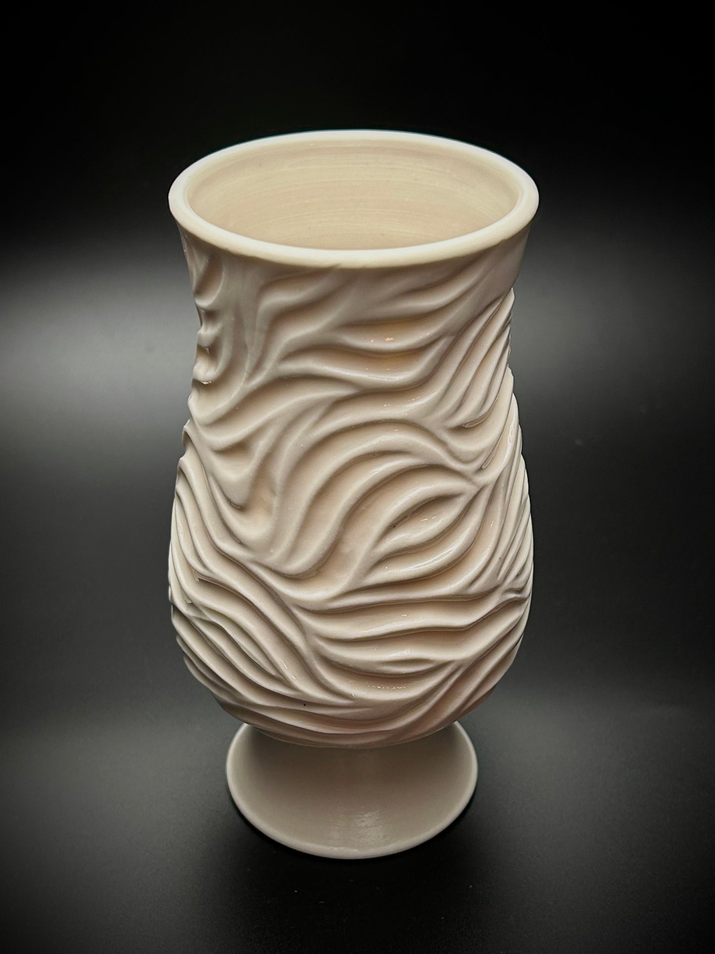 porcelain waves for a queen mug