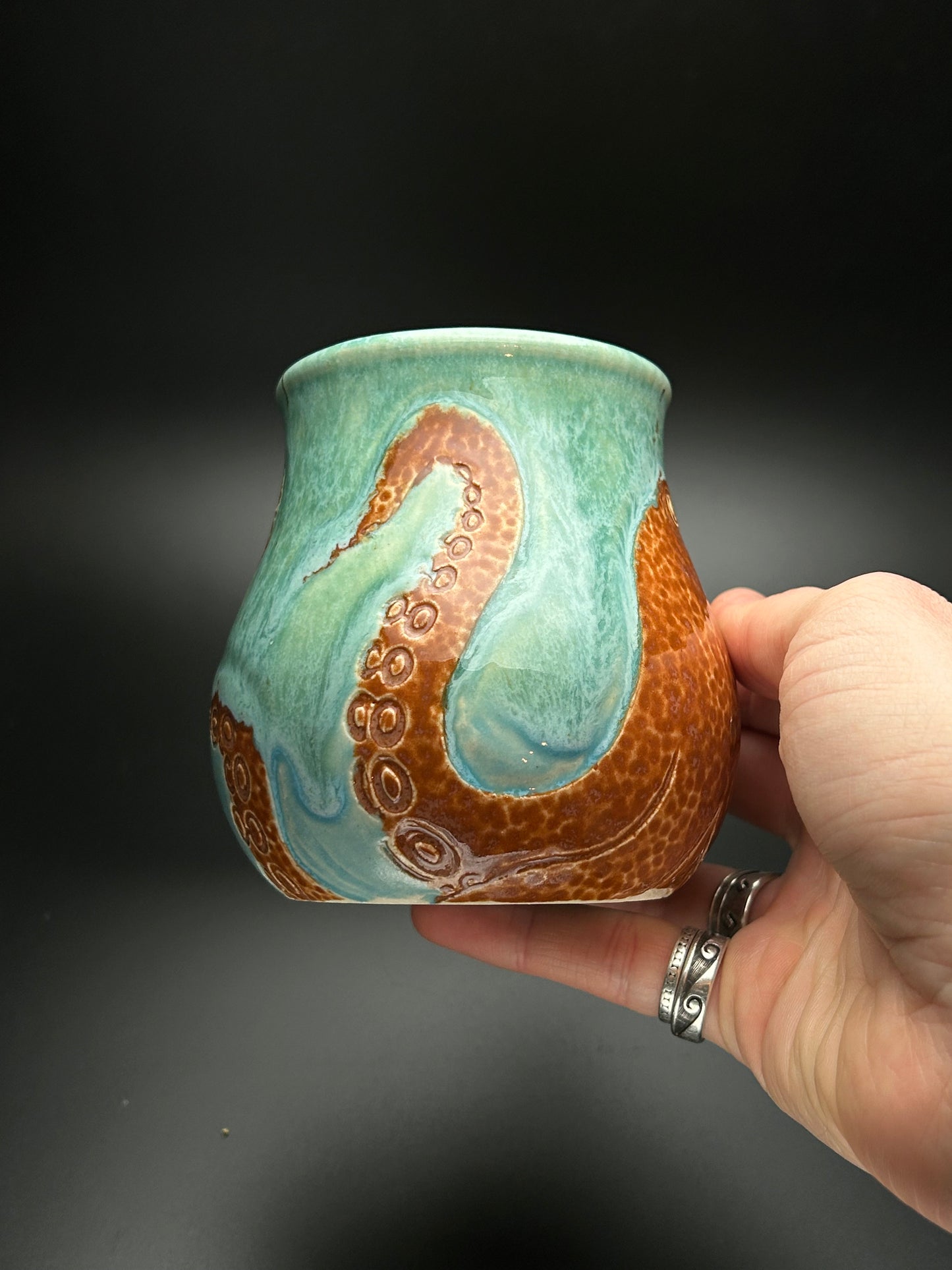 dancing bolle octopi mug