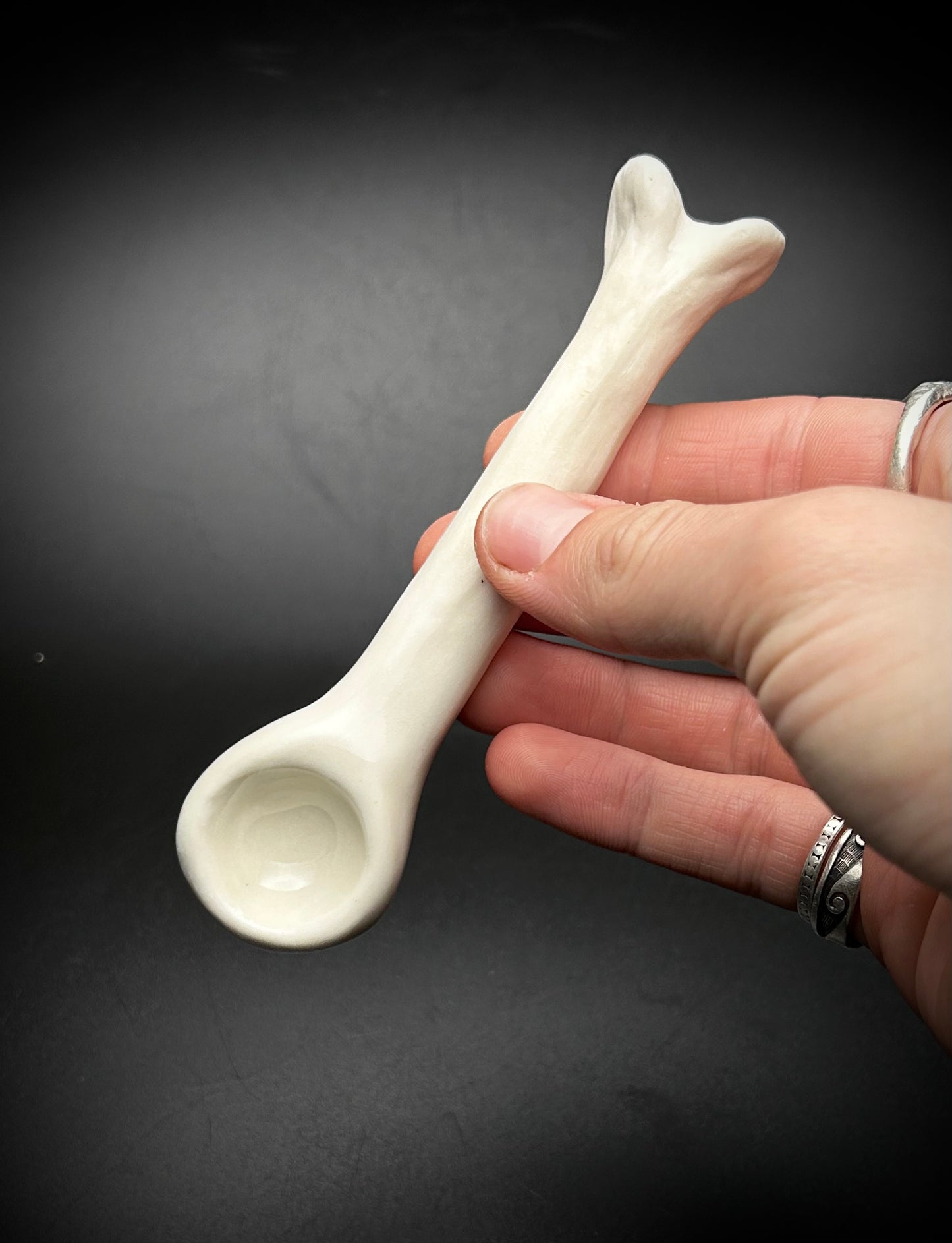 baby femur bone spoon