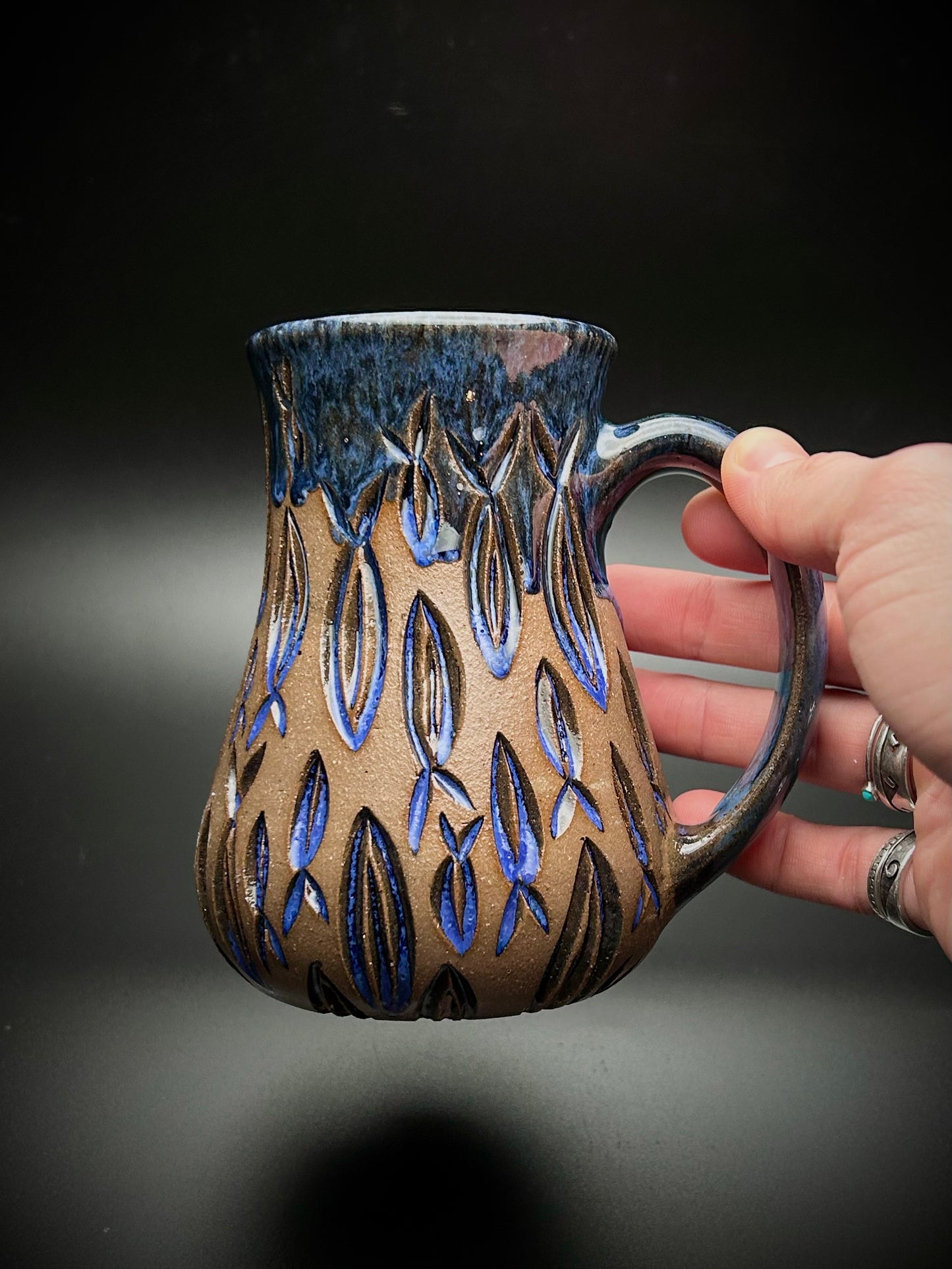 “are we about to kiss?” fish mug