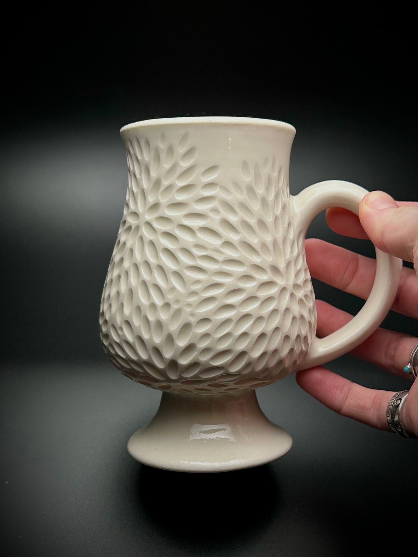 porcelain blooms for royalty mug
