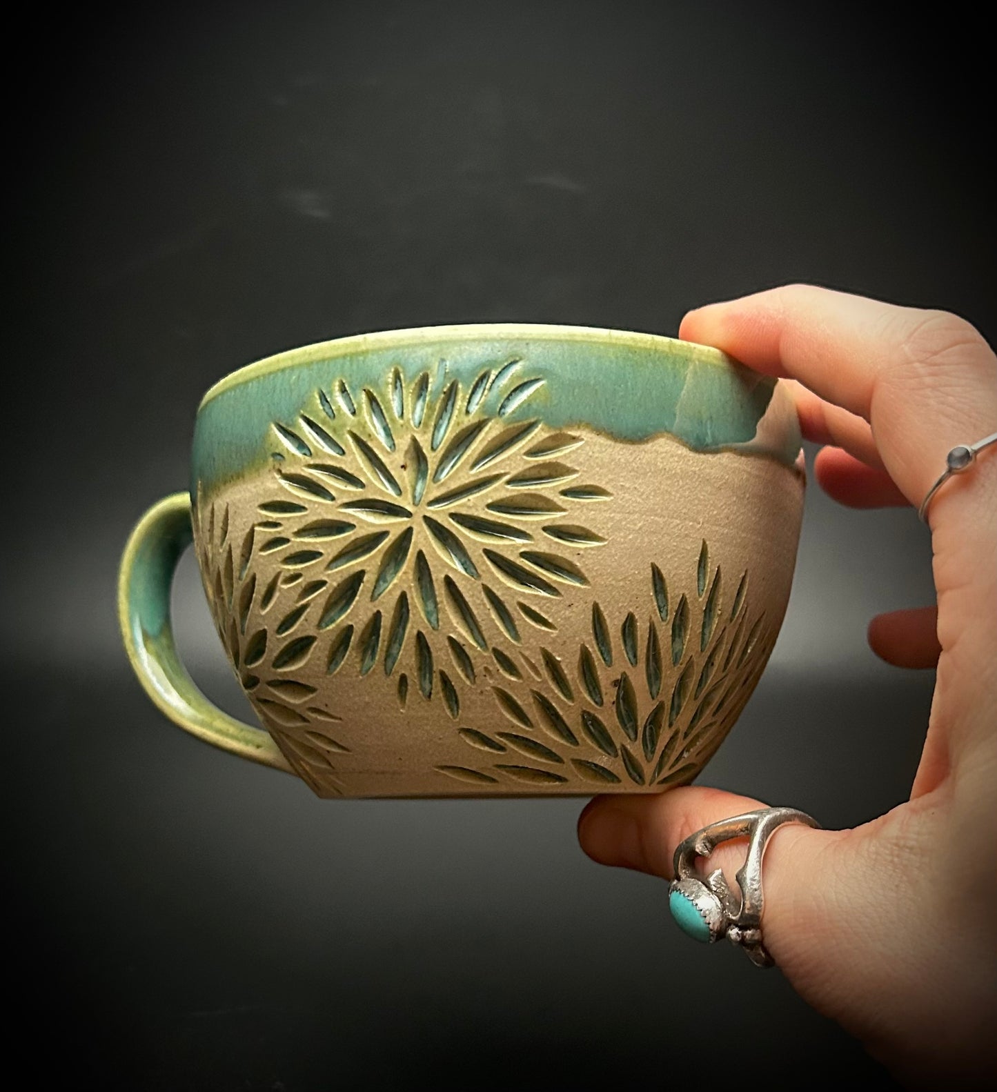 lichen burst mug