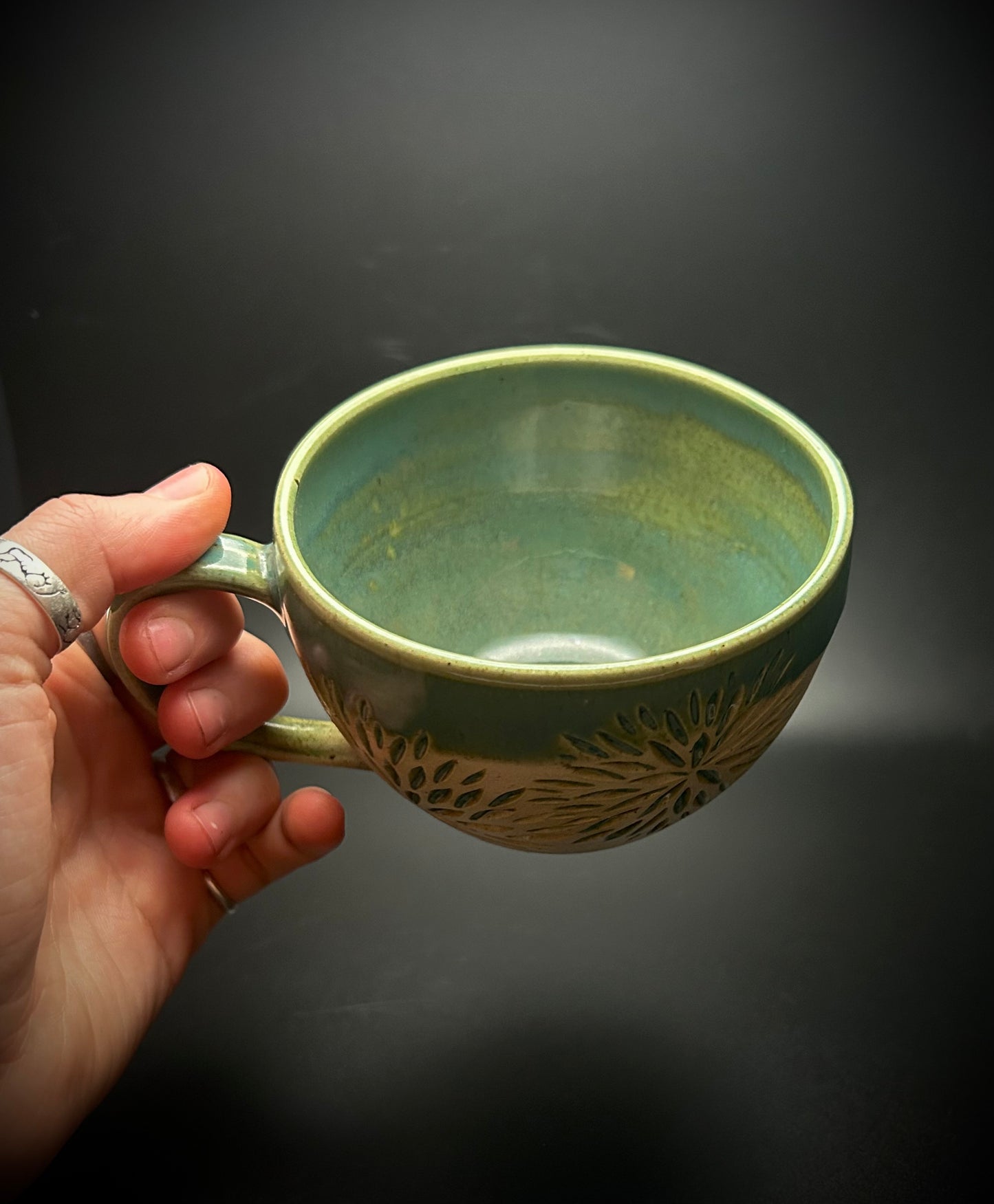 lichen burst mug