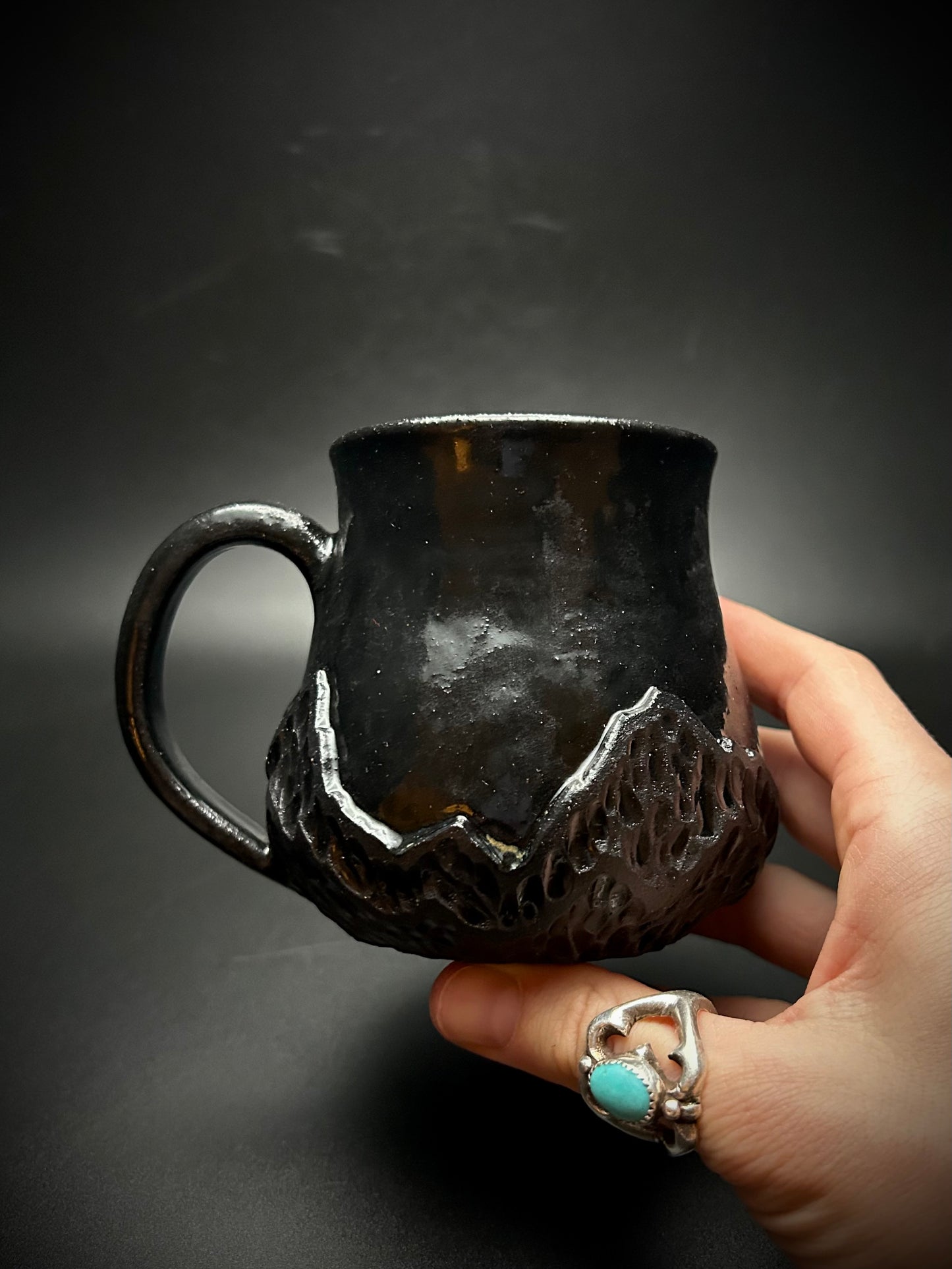 gothic mountain mug