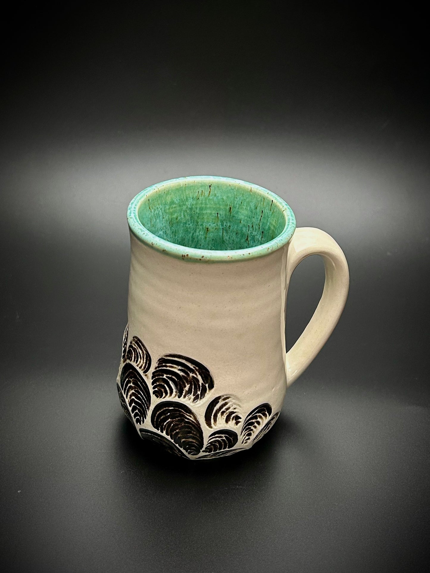 gothic mussels mug
