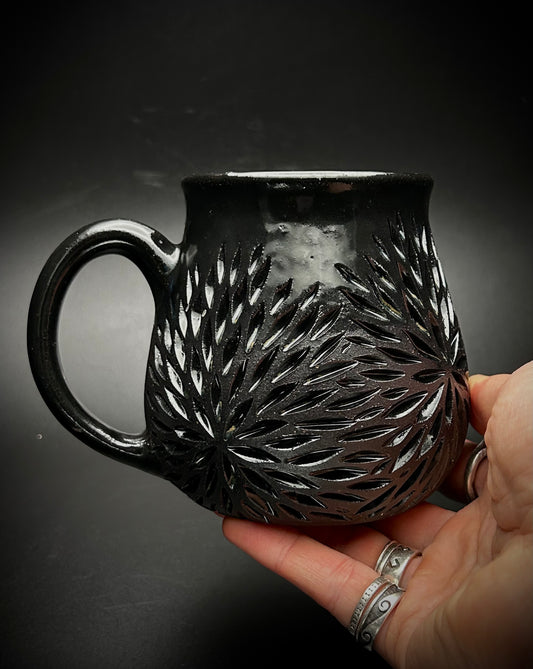 gothic bursts mug