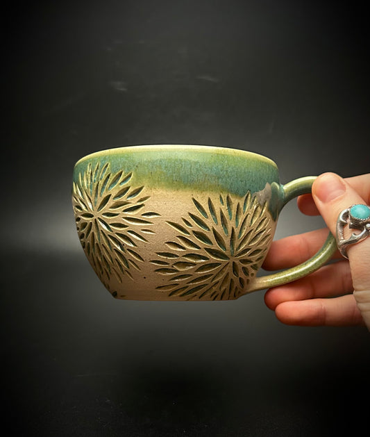 lichen burst mug