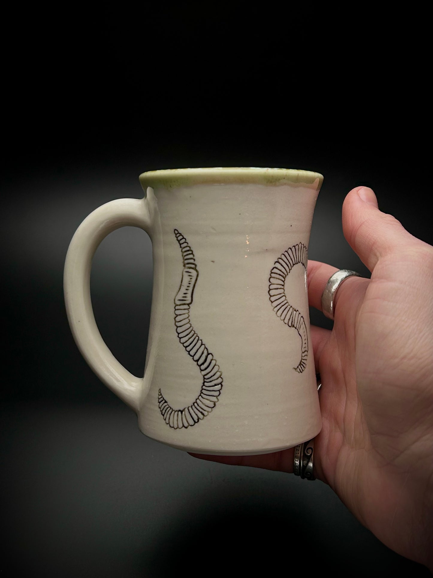 “would you still love me if I was a worm” mug