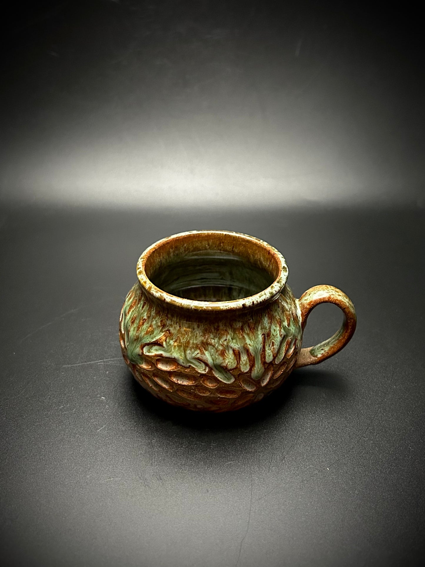 mossy espresso mug