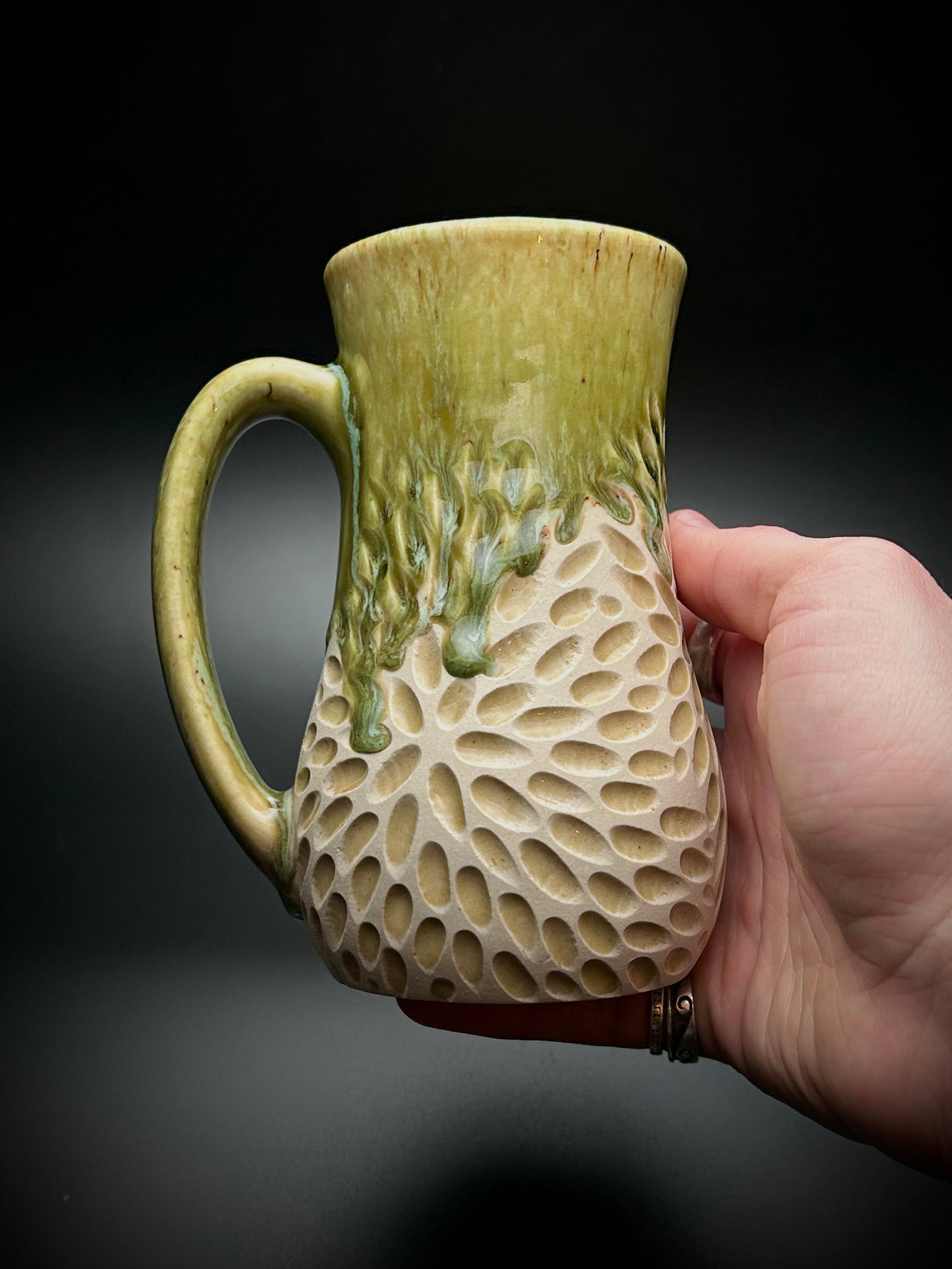 mossy blooms mug