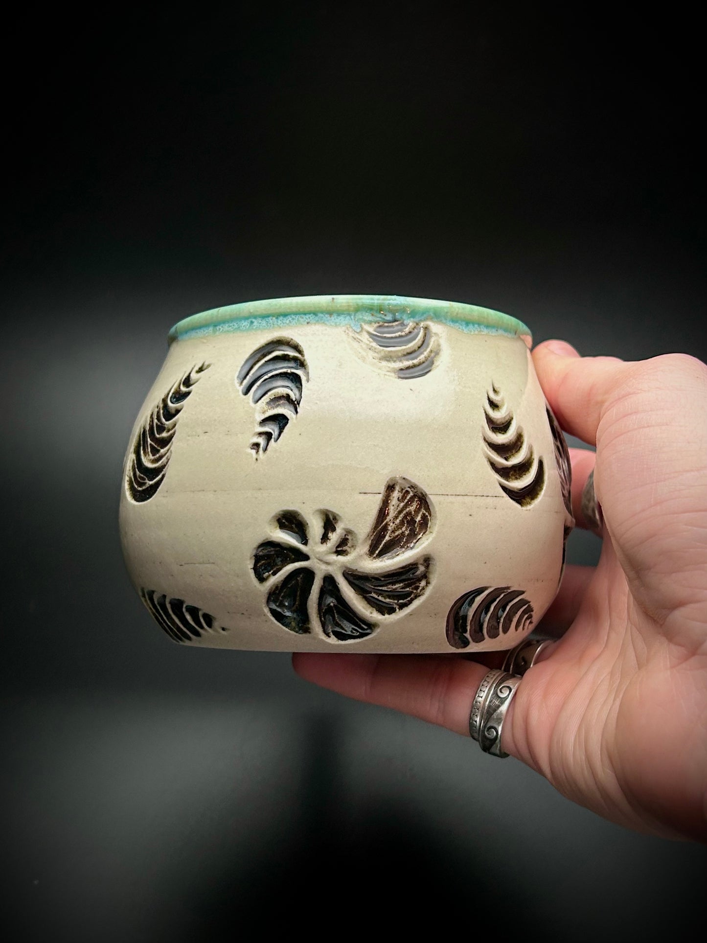 fossilized mug