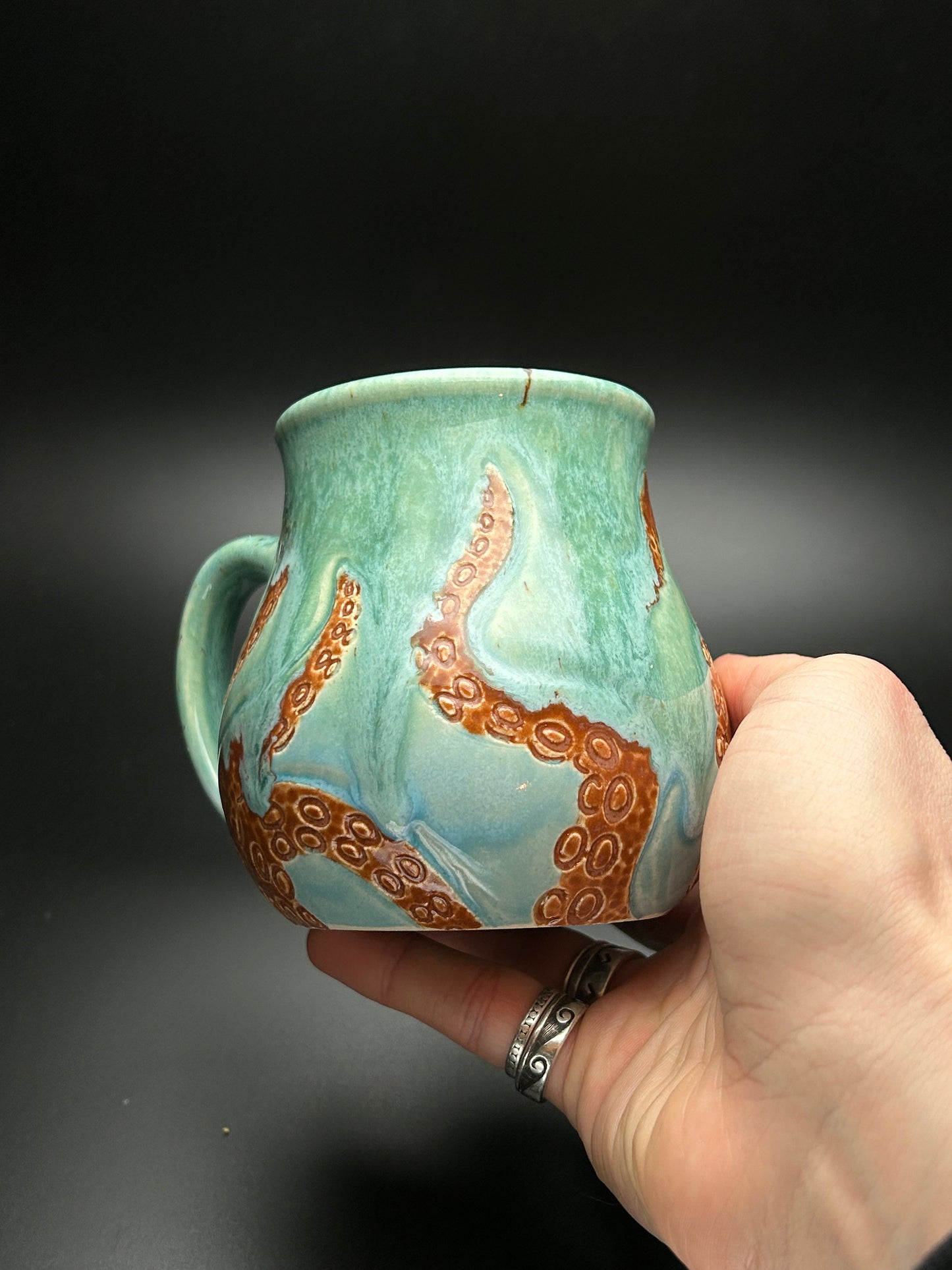 dancing bolle octopi mug