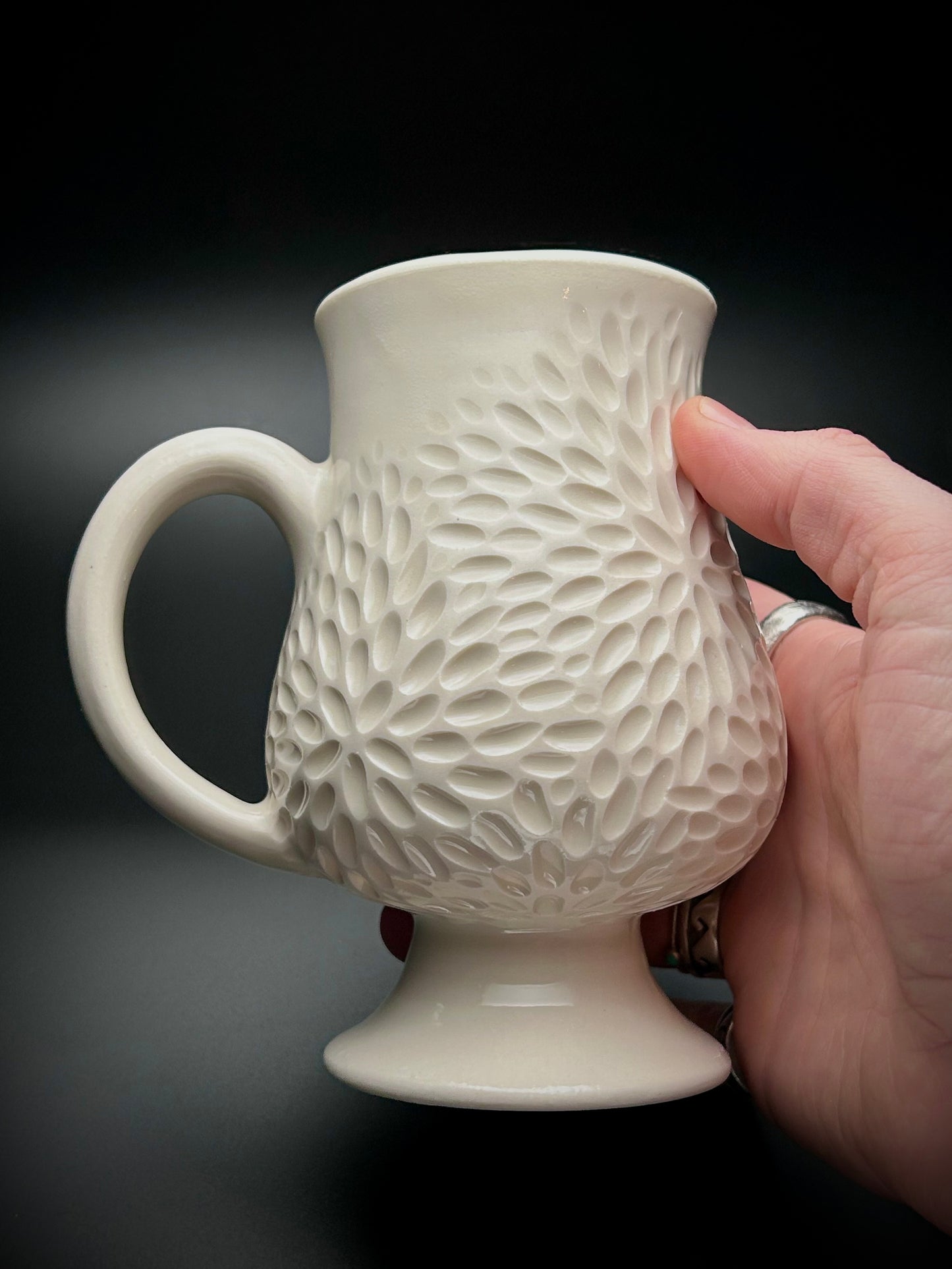 porcelain blooms for royalty mug