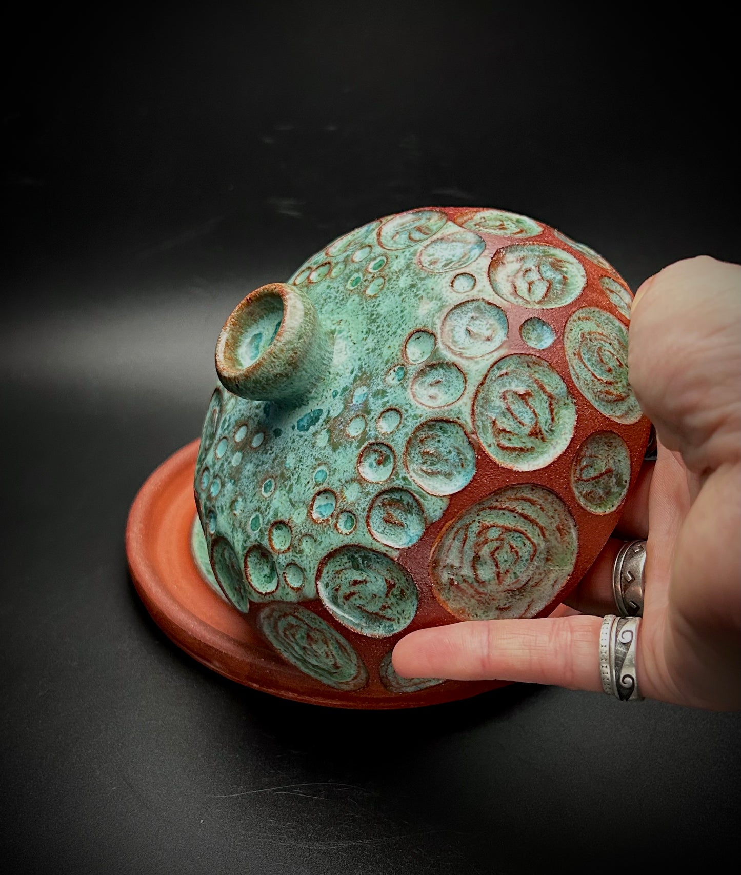 tide pools butter dish