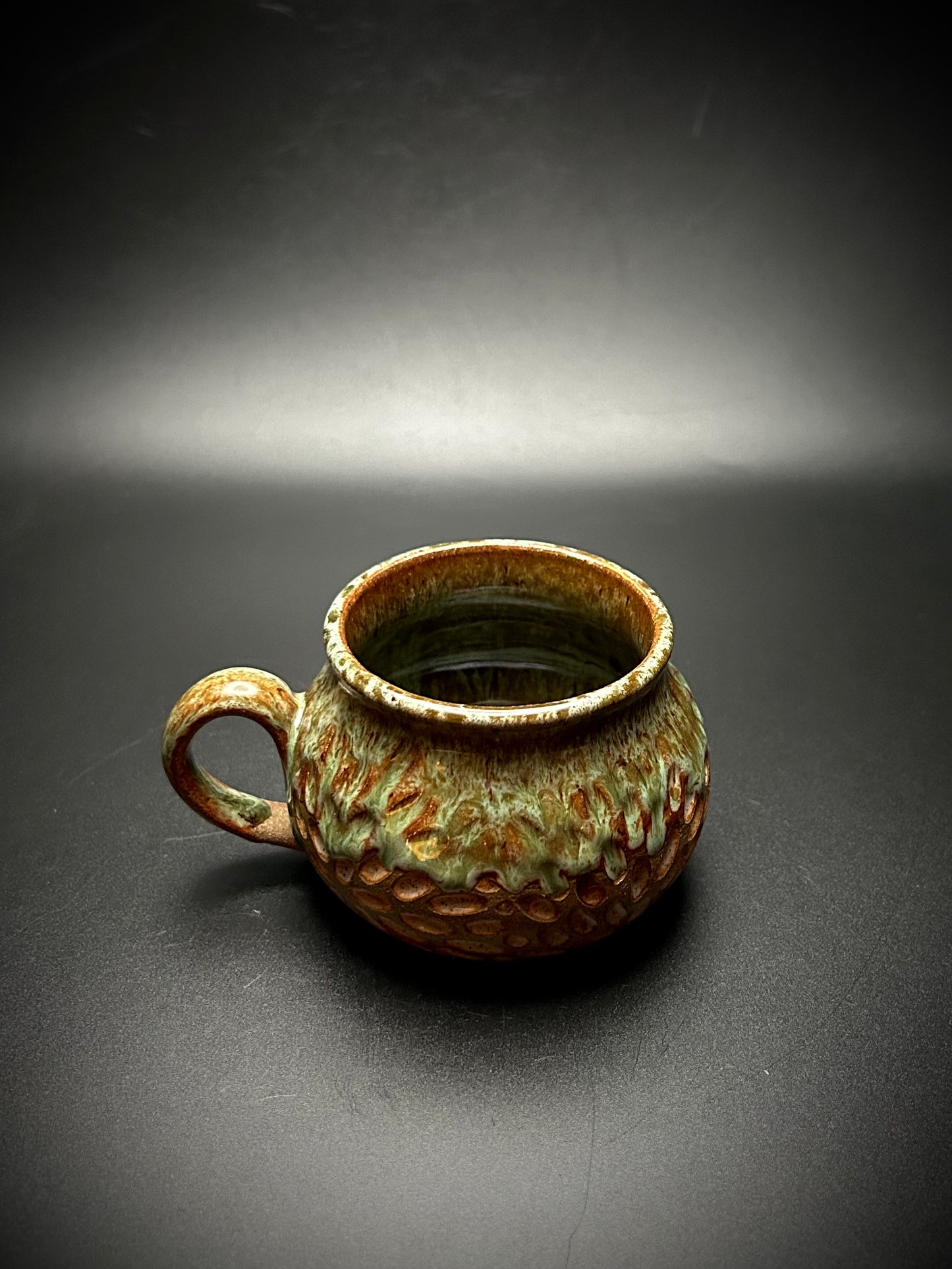 mossy espresso mug