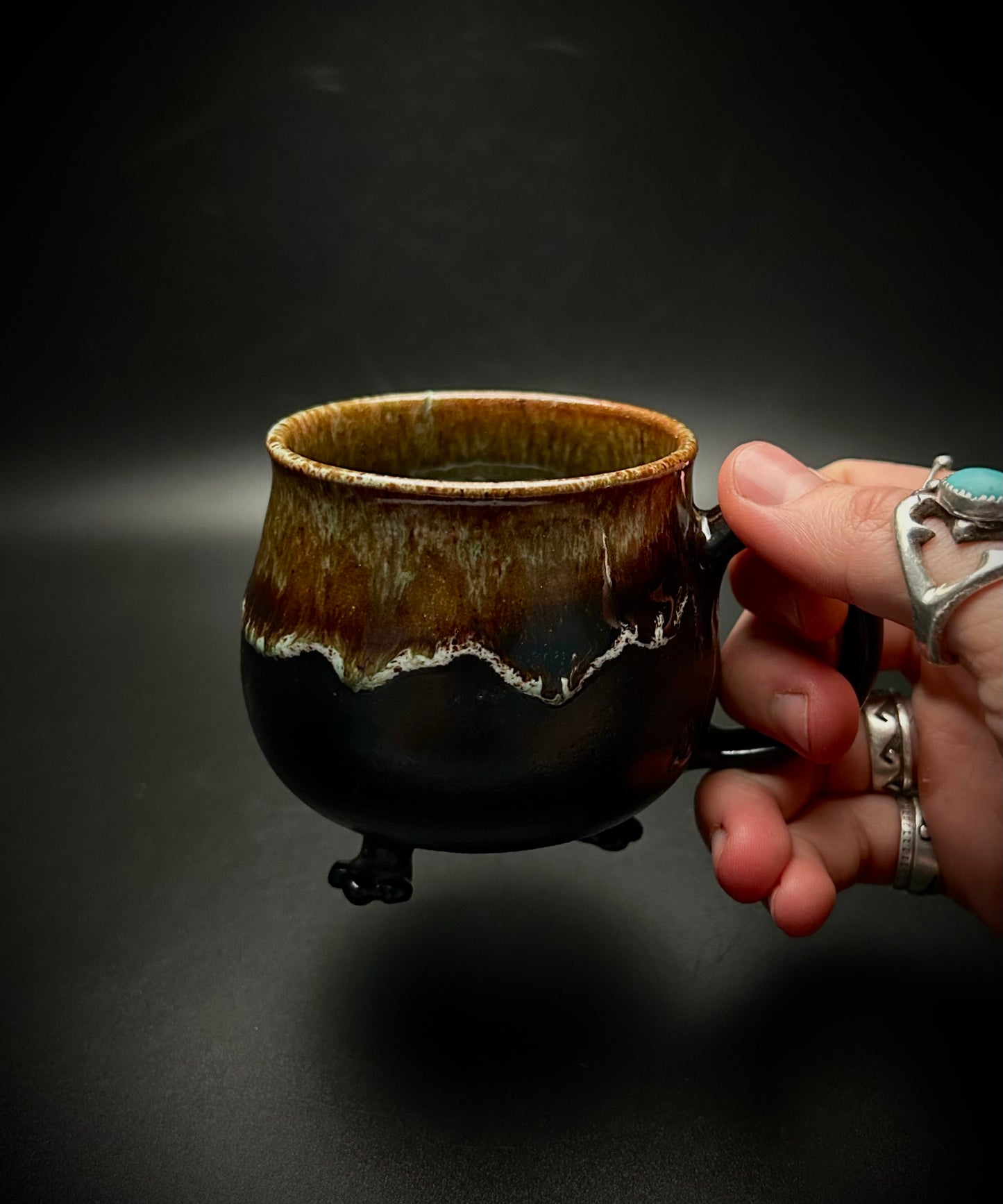 black cauldron mug #2