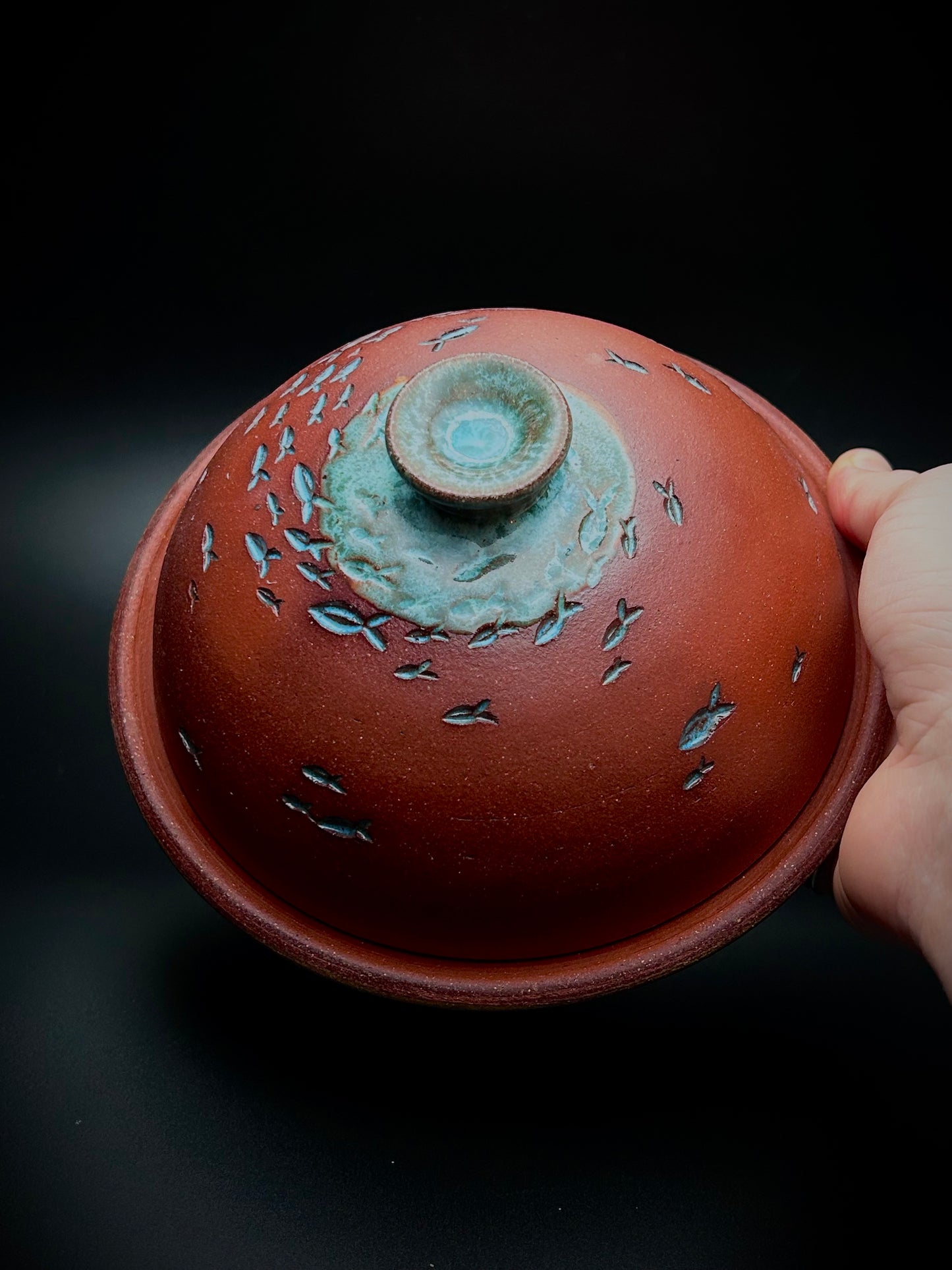 bait ball butter dish