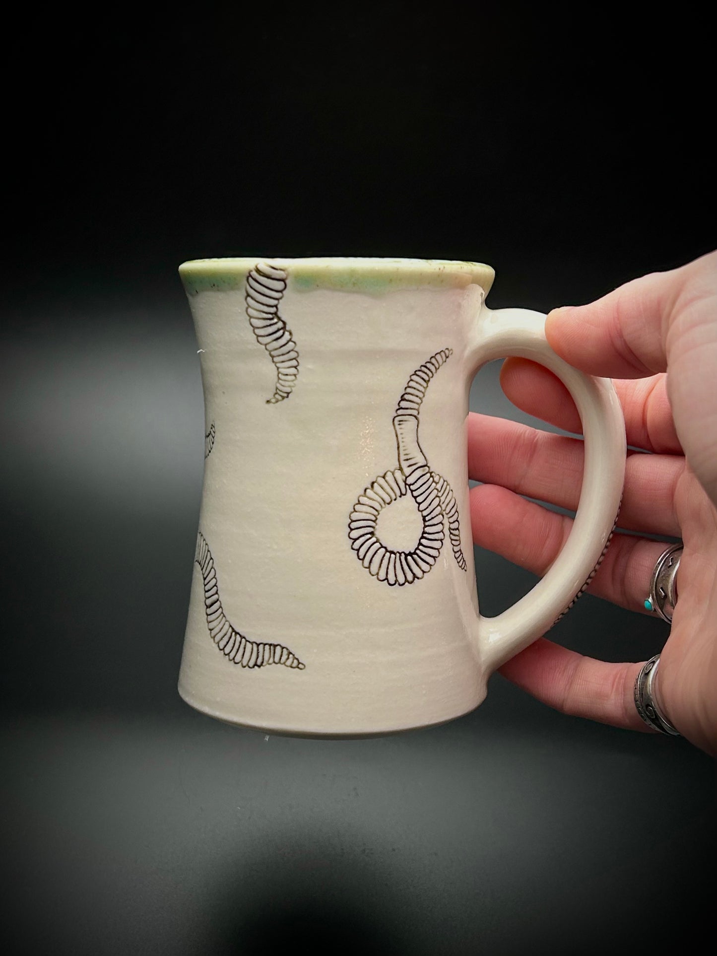 “would you still love me if I was a worm” mug