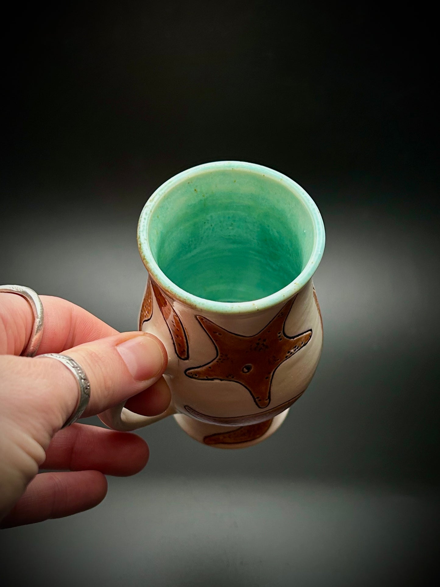 the mermaid queen’s sea star mug