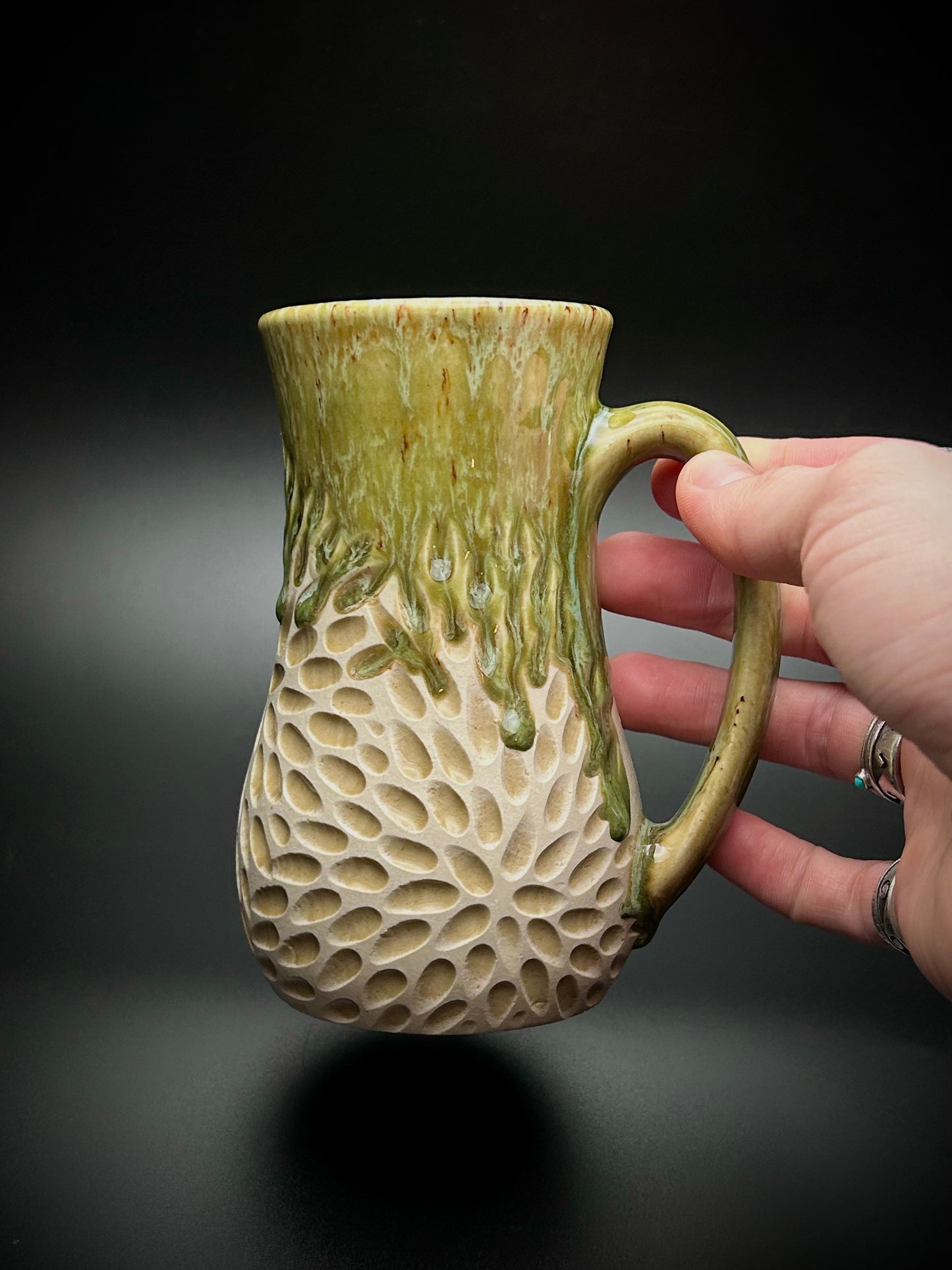 mossy blooms mug
