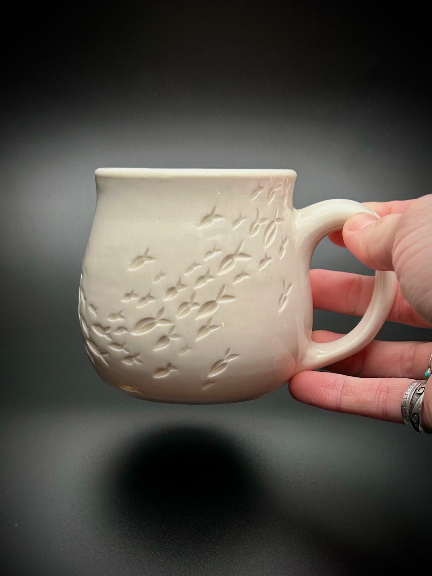 bait ball porcelain mug