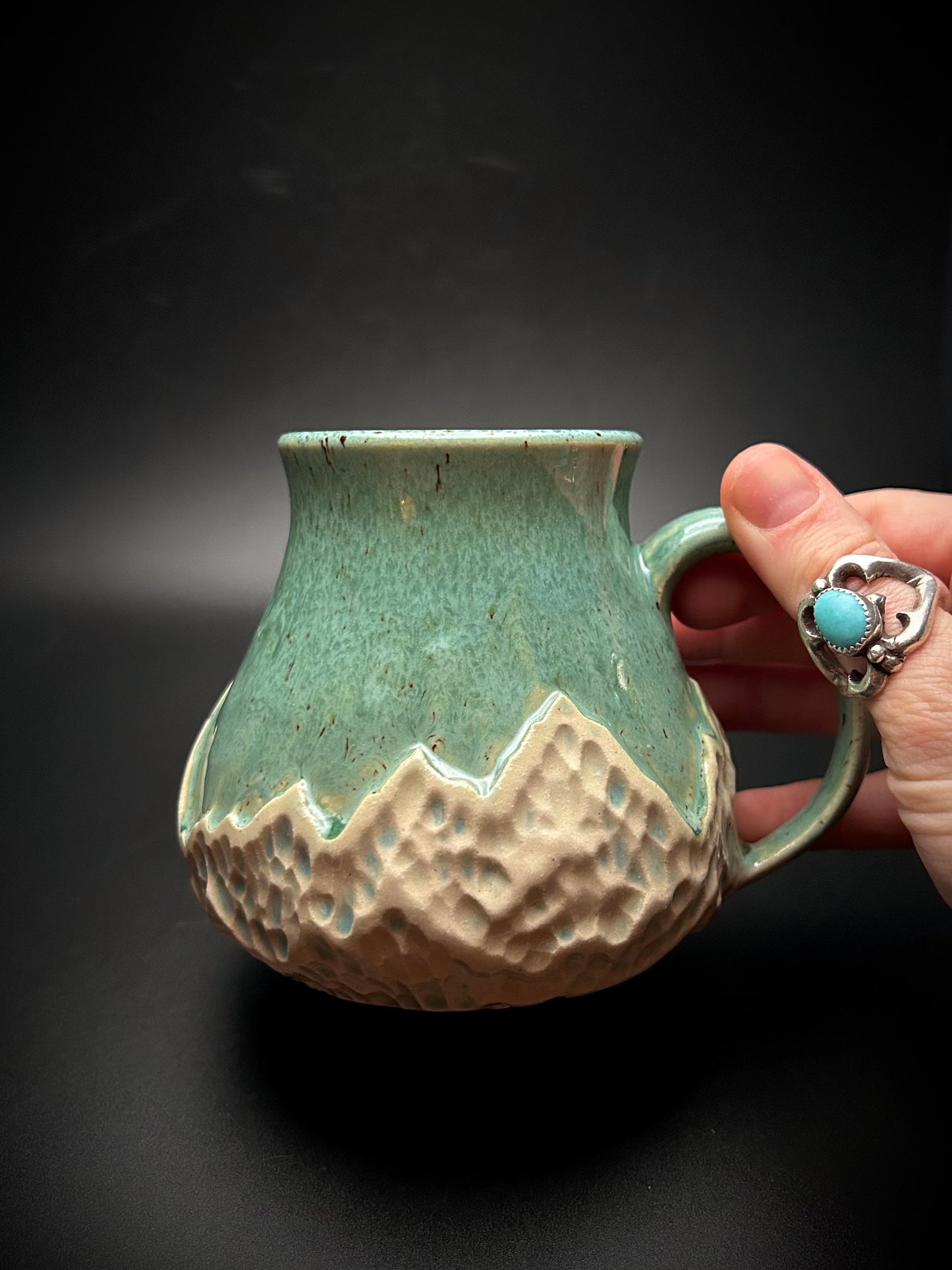 glacial mountain mug