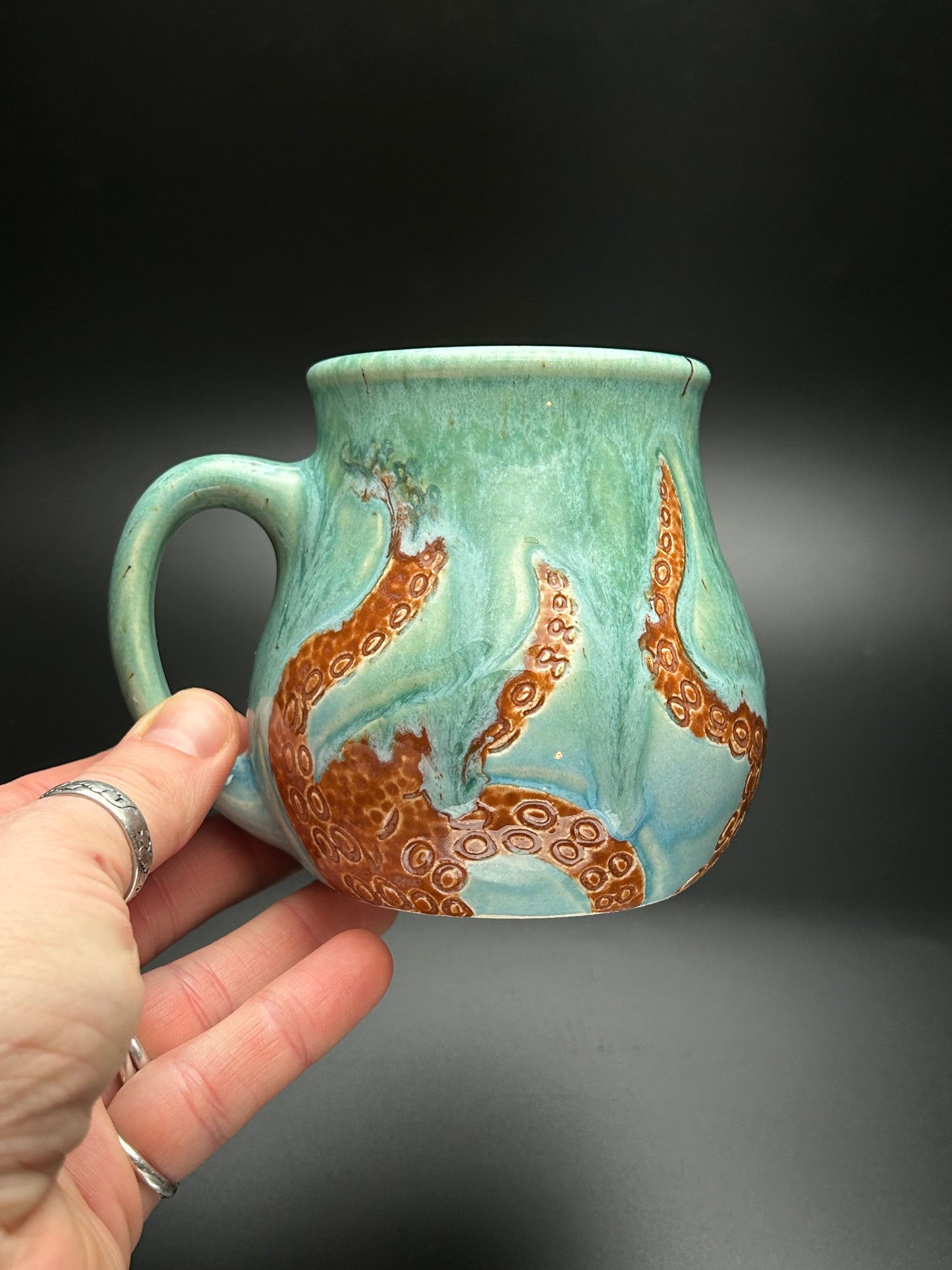 dancing bolle octopi mug