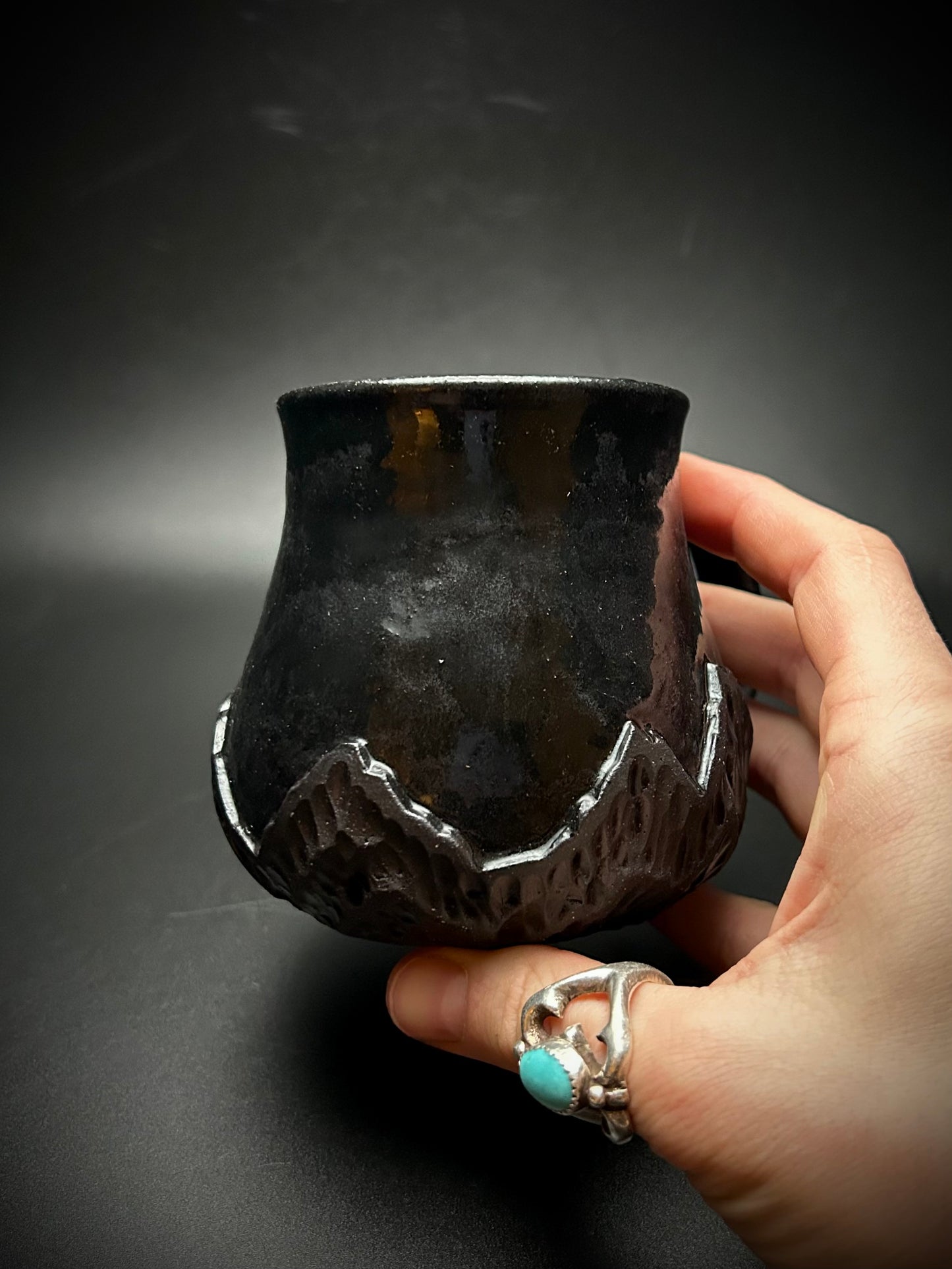 gothic mountain mug