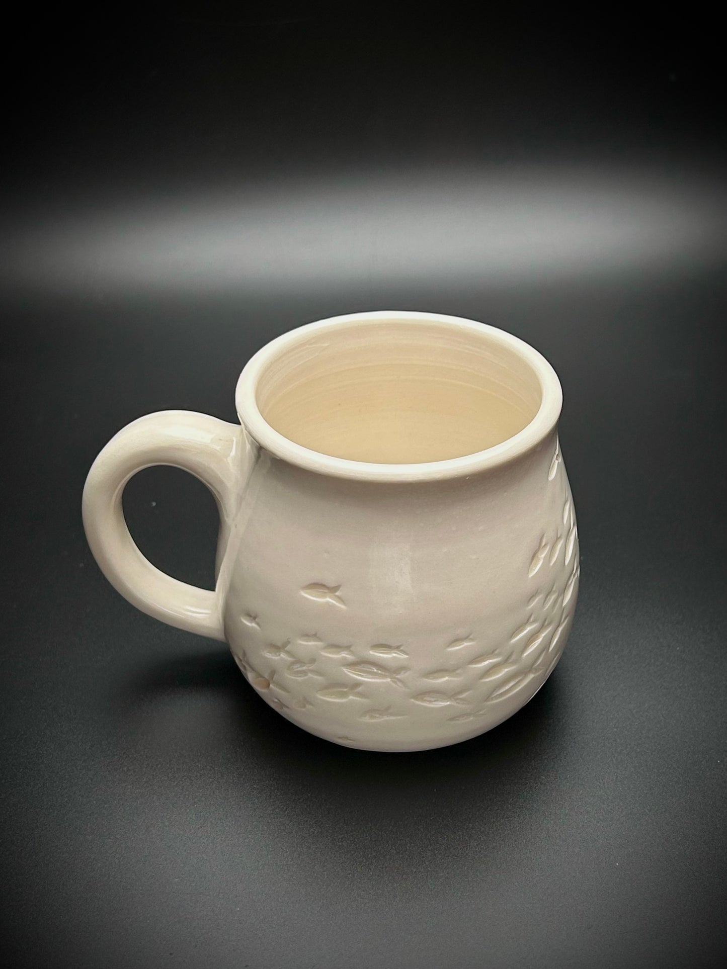 bait ball porcelain mug