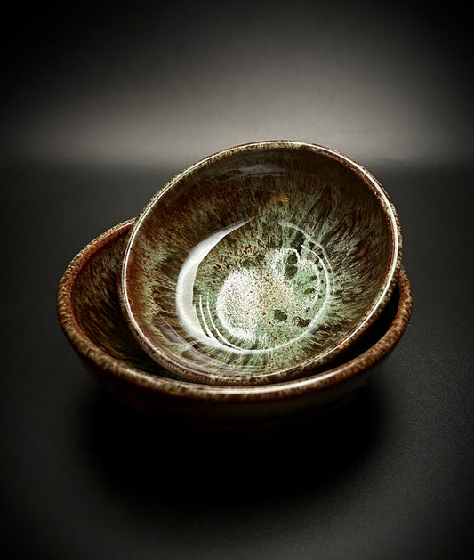 mossy fauna mini bowl set