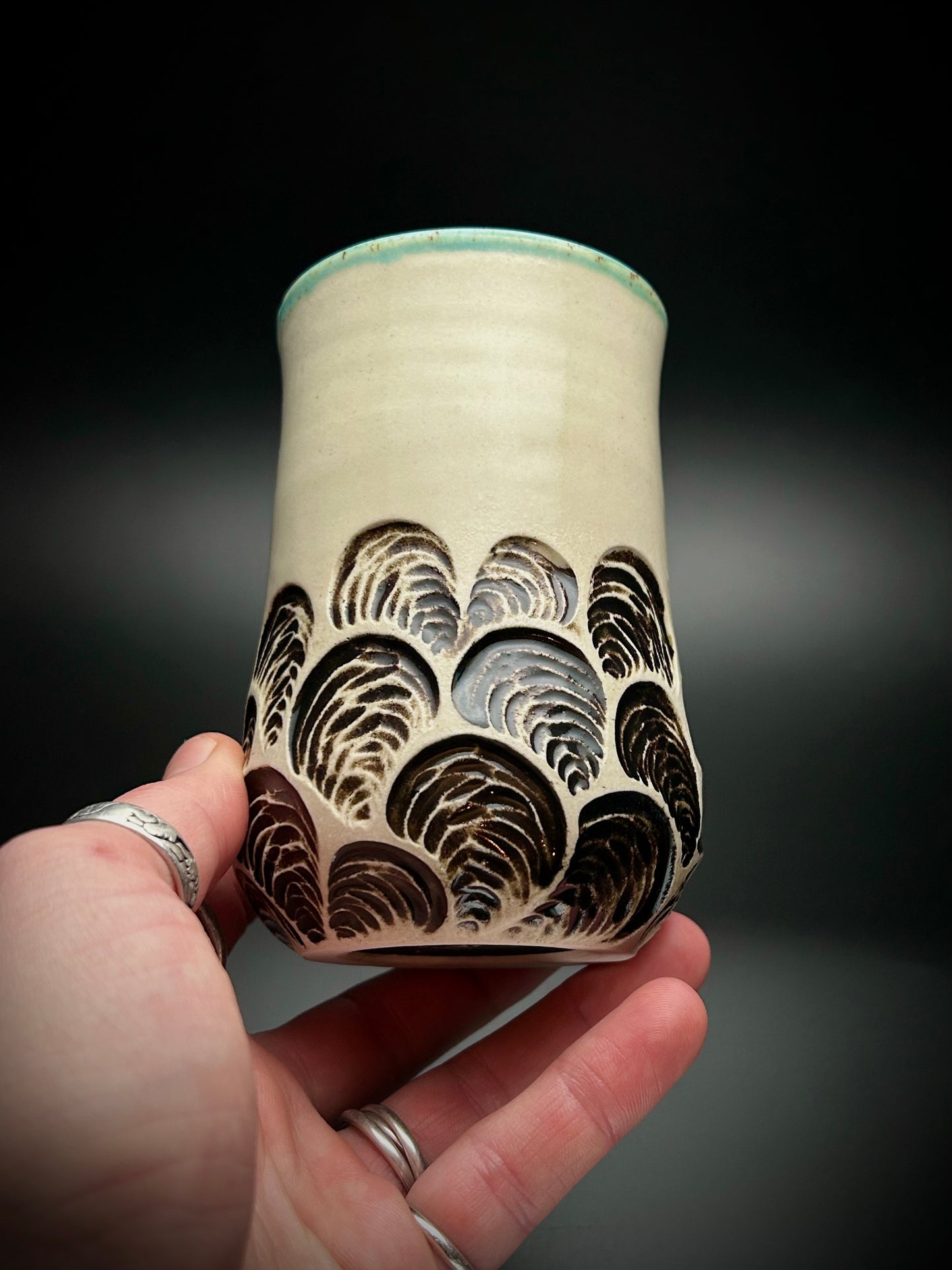 gothic mussels mug